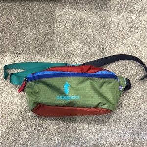 Cotopaxi Colorful Hip Belt Bag with Green, Blue, Maroon